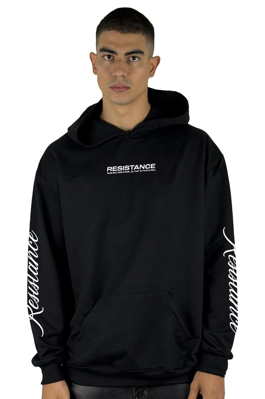 Buzo Capucha Negro Resistance