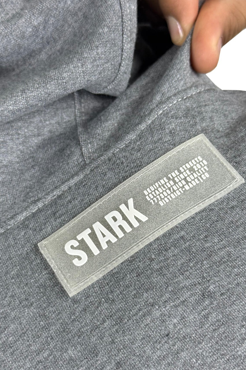 Buzo Capucha Gris Breathe the future