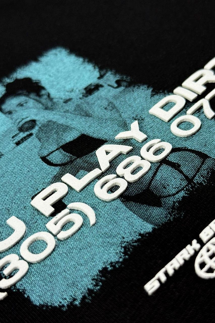 Oversize Negra Call Me If You Play Alto Gramaje