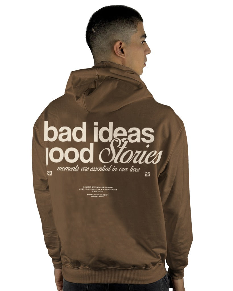 Buzo Capucha Cafe Bad Ideas Good Stories