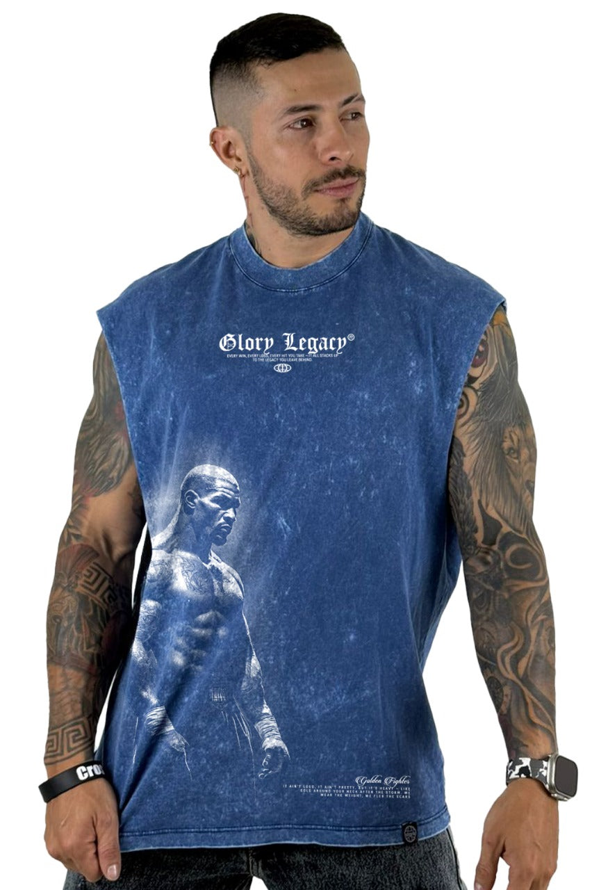 Camisilla Alto Gramaje Sky Azul Glory Legacy