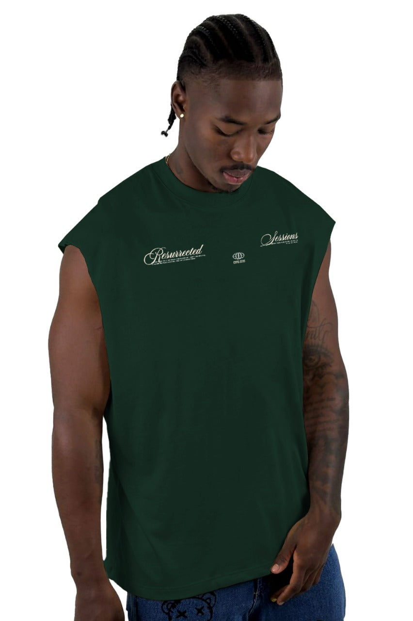 Camisilla Verde Resurrected Alto Gramaje