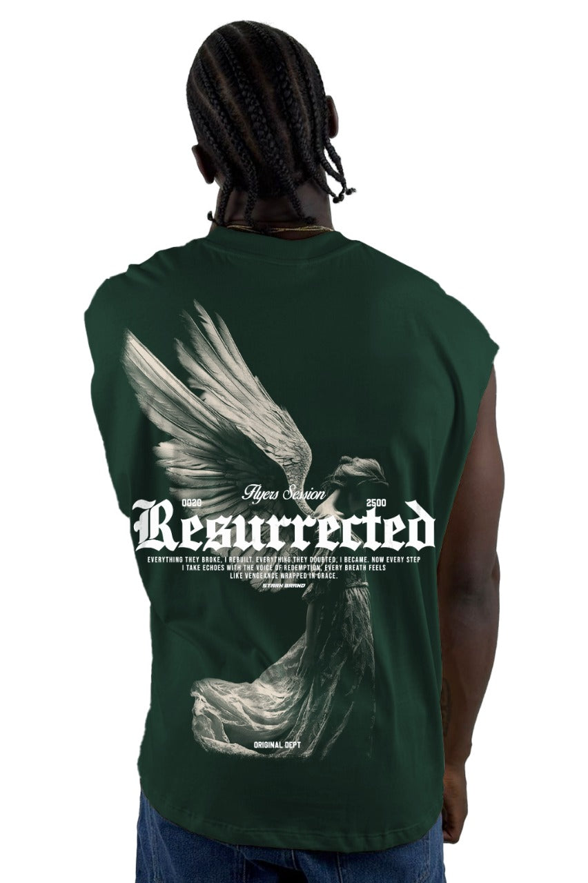 Camisilla Verde Resurrected Alto Gramaje