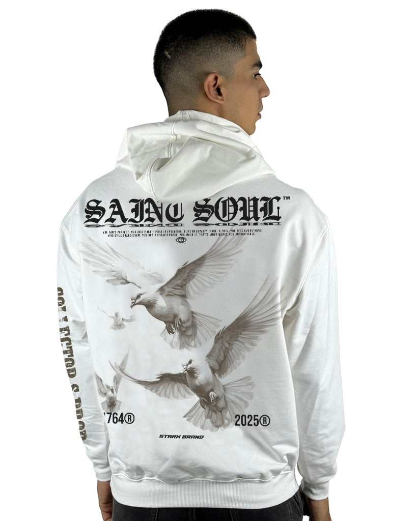 Buzo Capucha Blanco Saint Soul