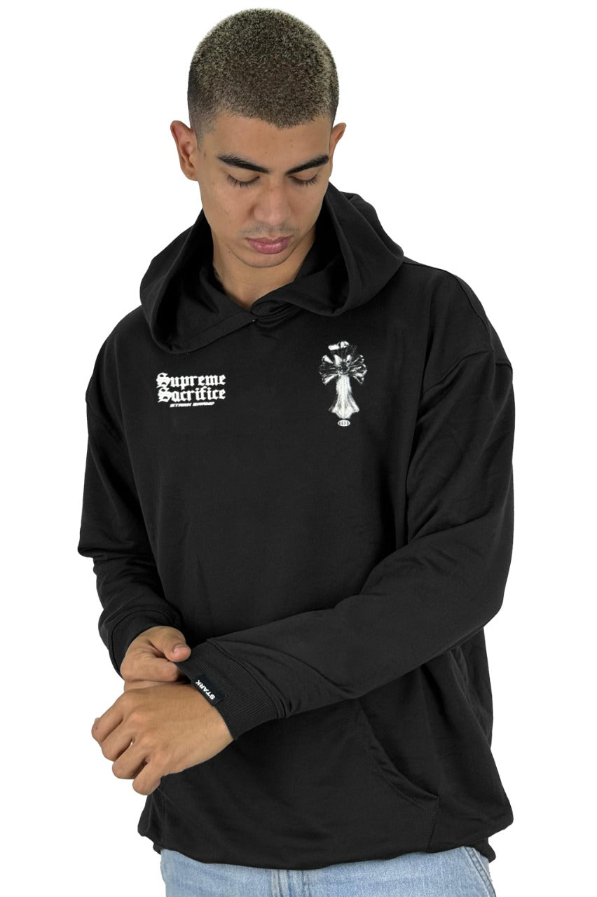 Buzo Capucha Negro Supreme Sacrifice