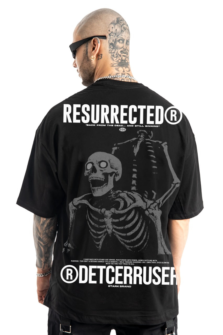 Oversize Negra Resurrected Alto Gramaje