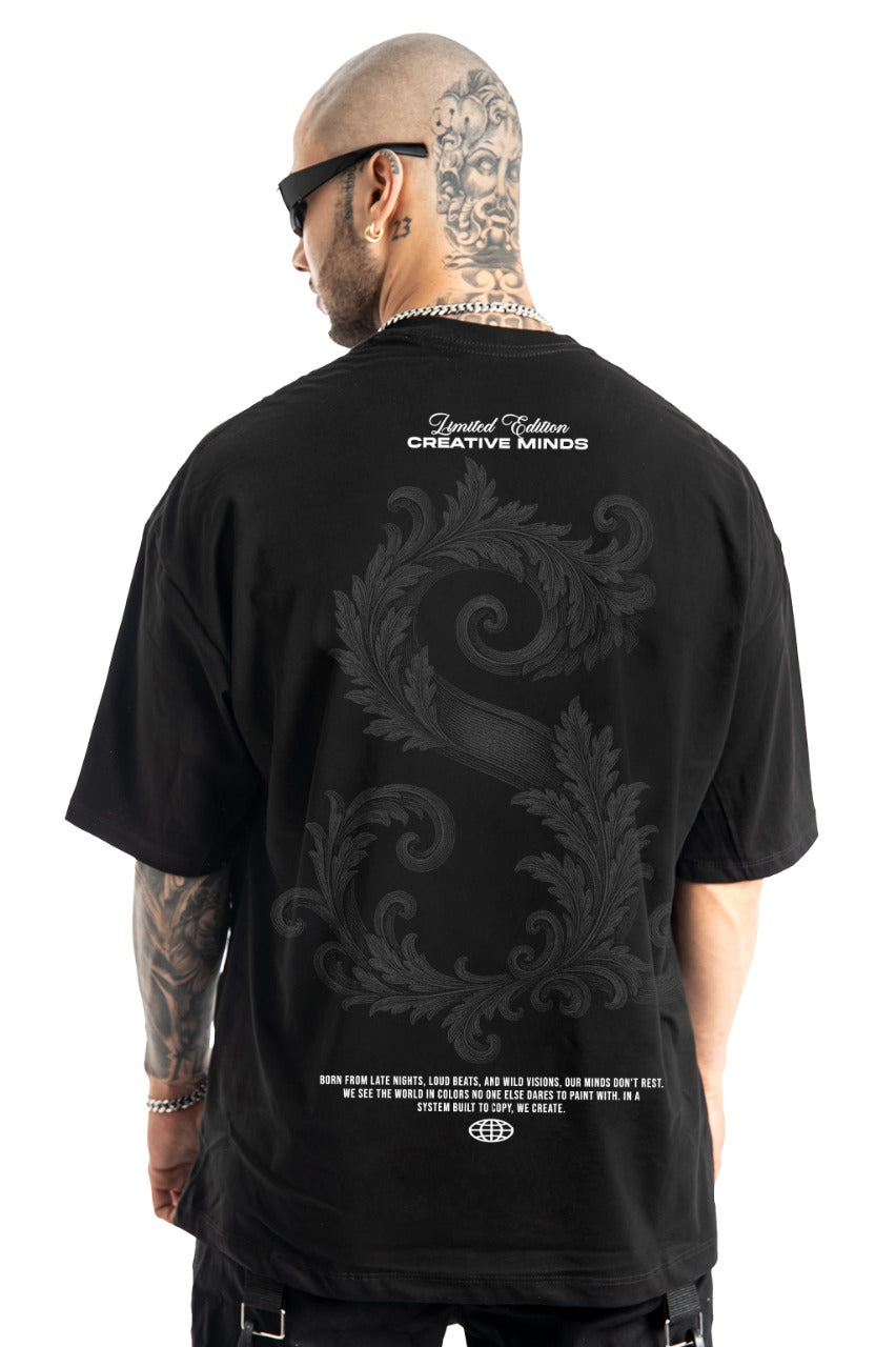 Oversize Negra Creative Minds Alto Gramaje