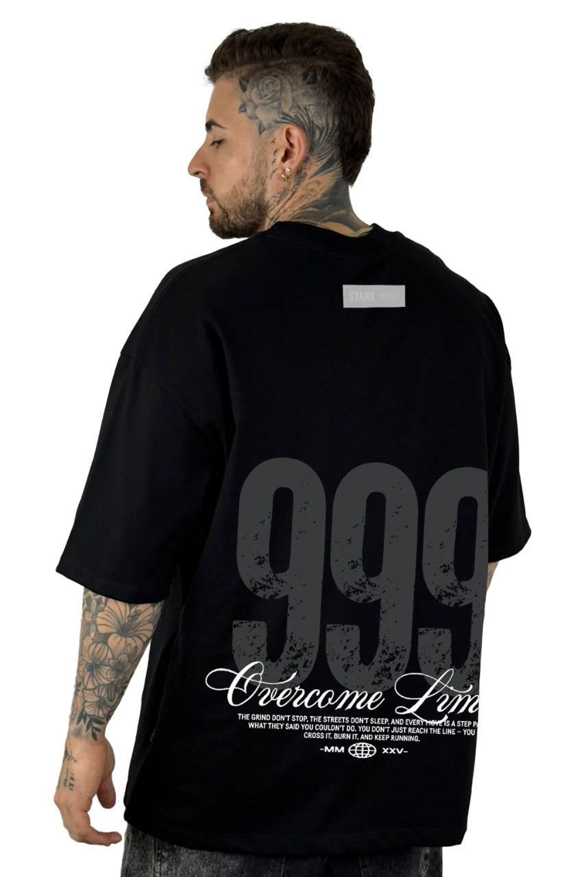 Oversize Negra Overcome Limits 999 Alto Gramaje
