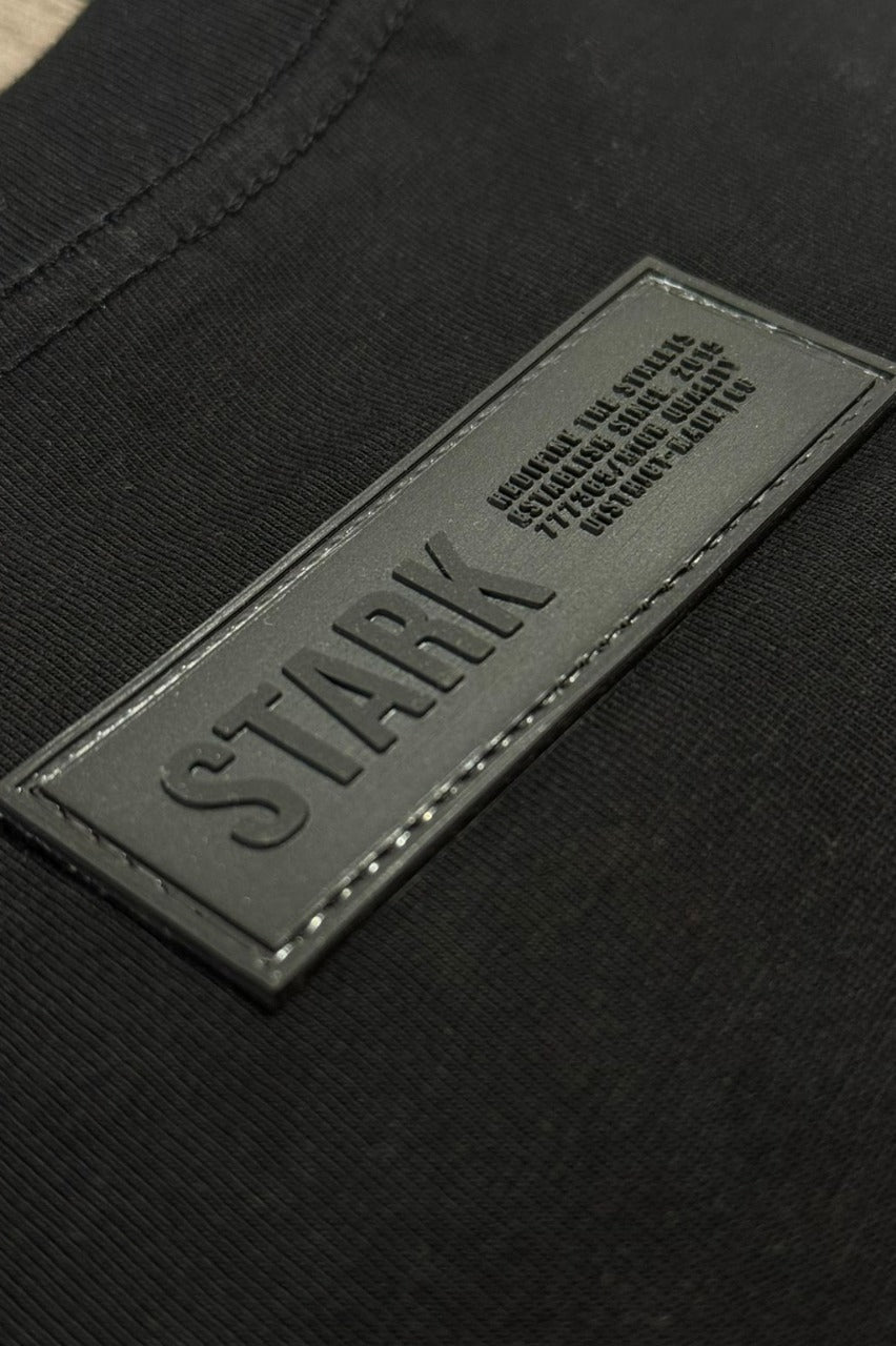 Oversize Negra Respect Honor Alto Gramaje