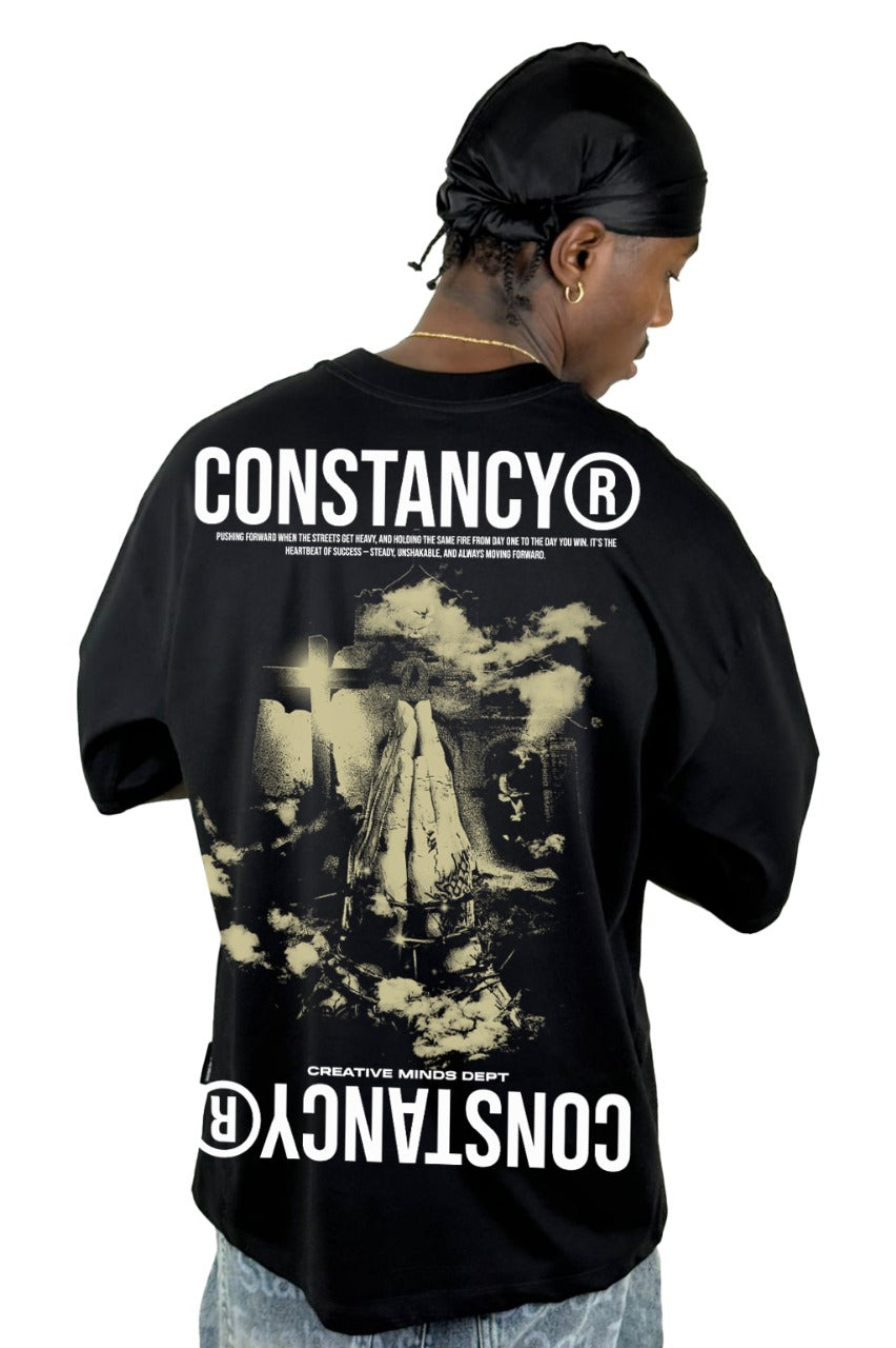 Oversize Negra Constancy Alto Gramaje