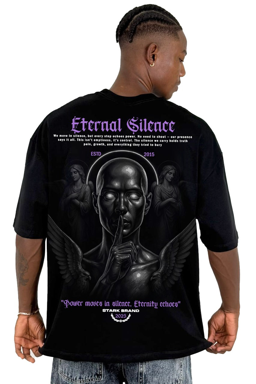 Oversize Negra Eternal Silence Alto Gramaje