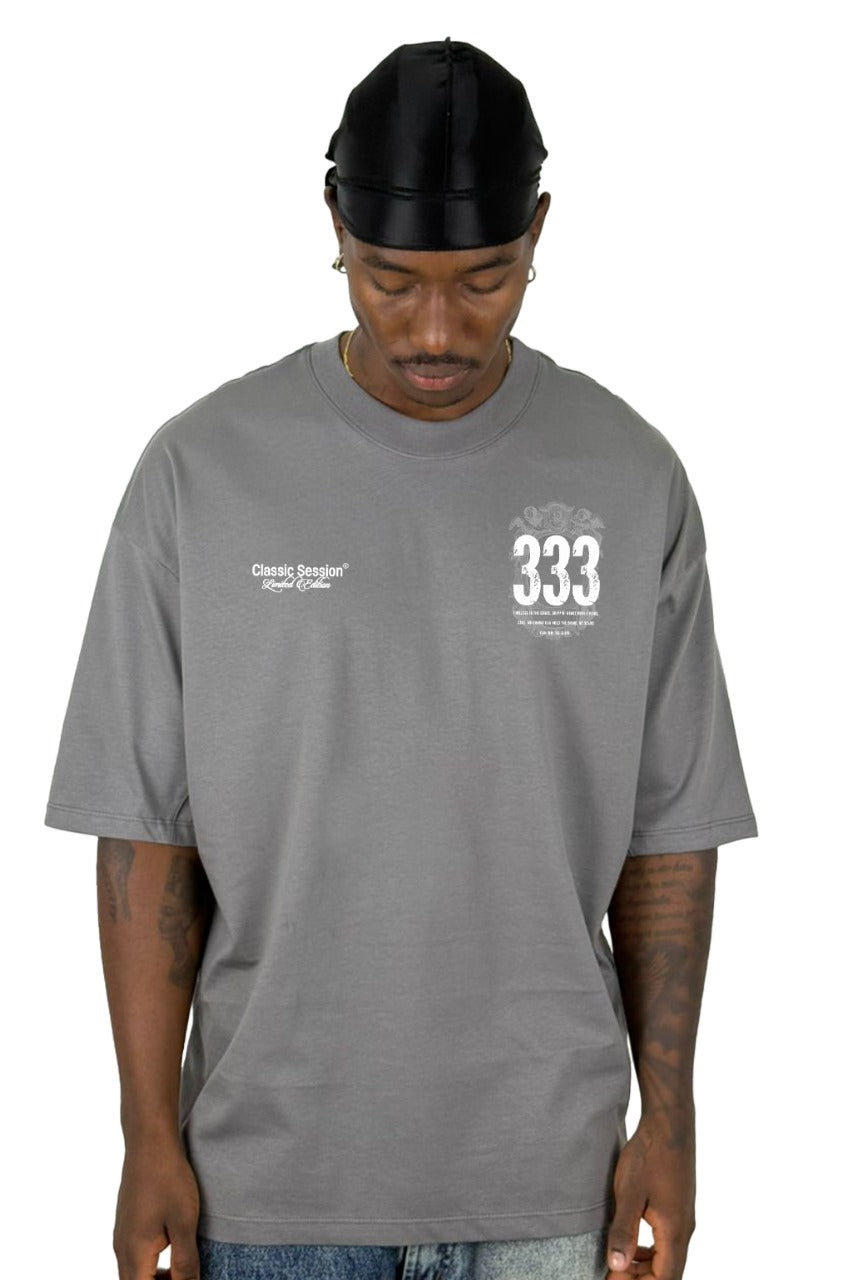 Oversize Gris Oscuro Classics 333 Alto Gramaje