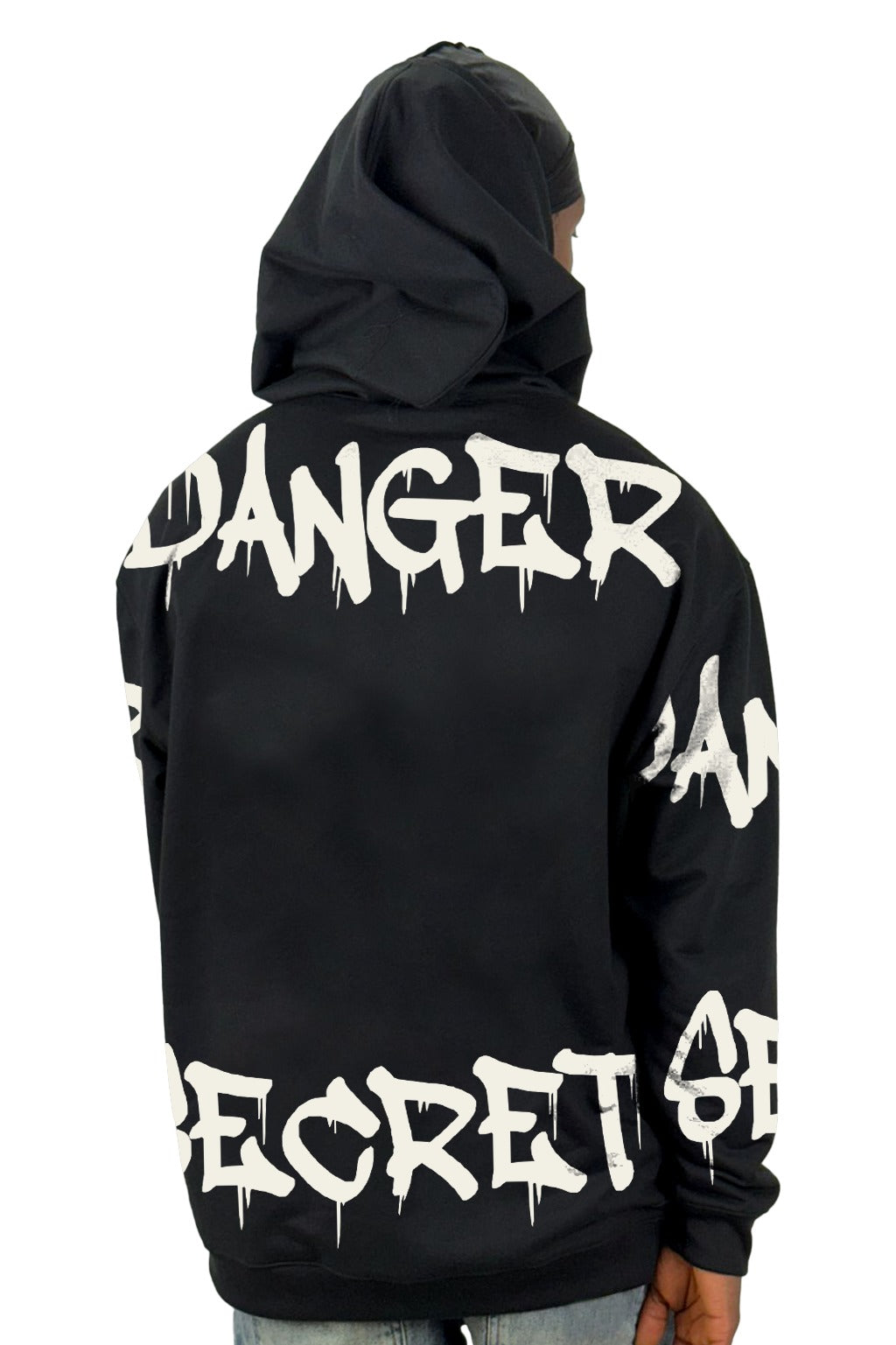 Buzo Capucha Negro Secret Danger