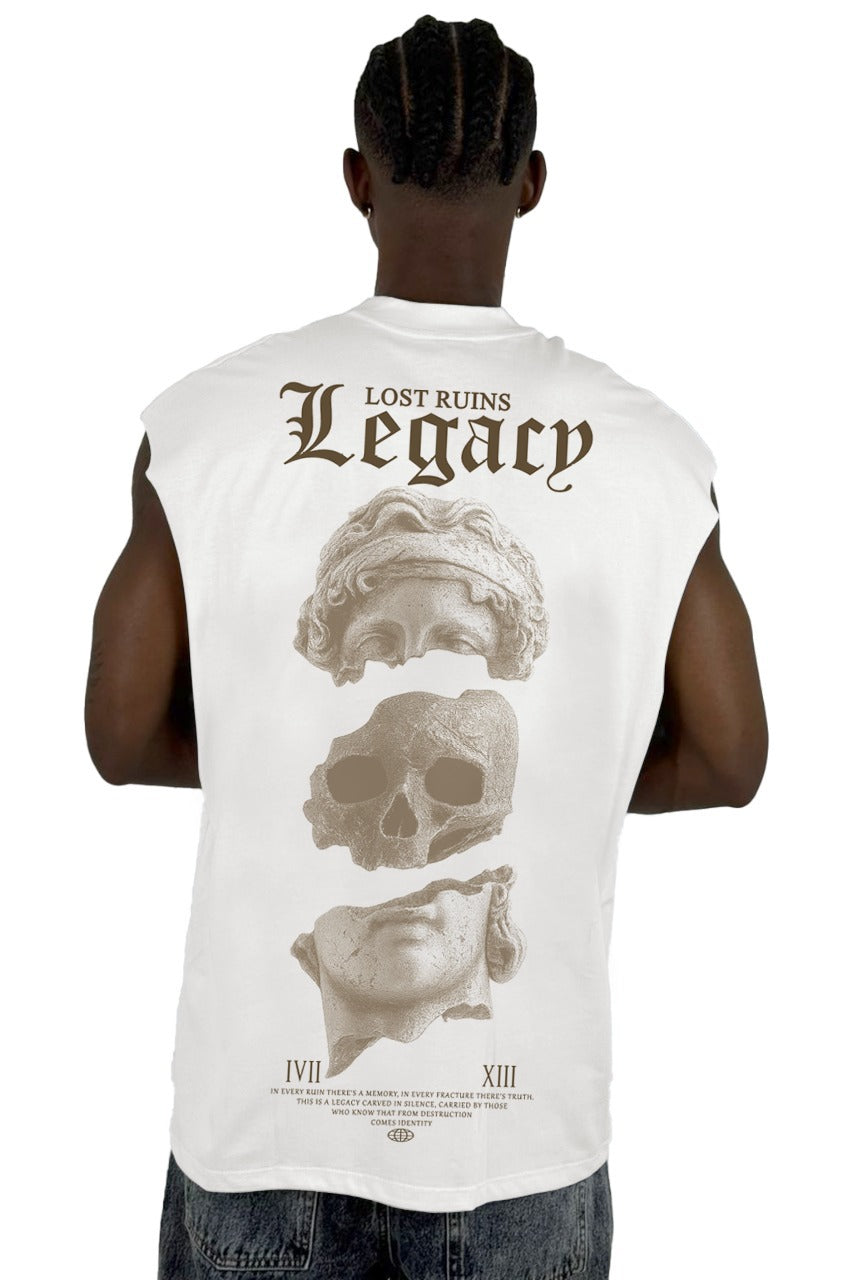 Camisilla Blanca Legacy Lost Ruins Alto Gramaje