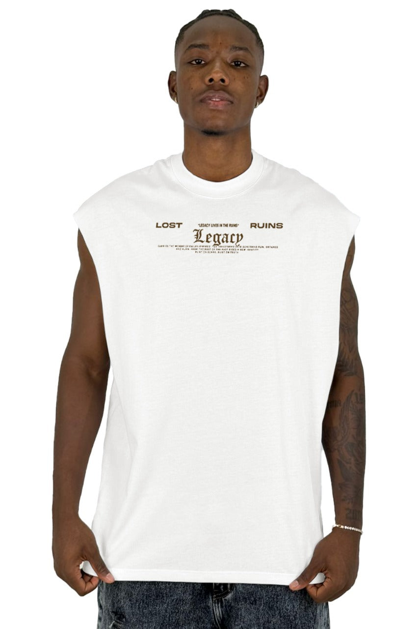 Camisilla Blanca Legacy Lost Ruins Alto Gramaje