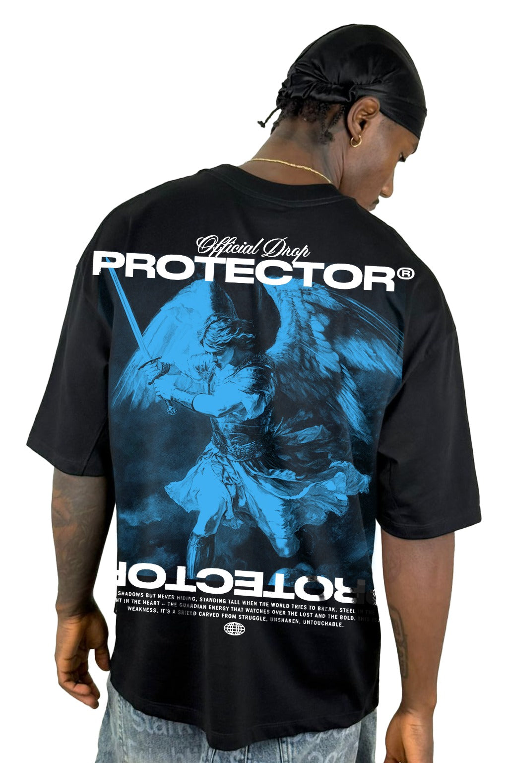 Oversize Negra Protector Alto Gramaje