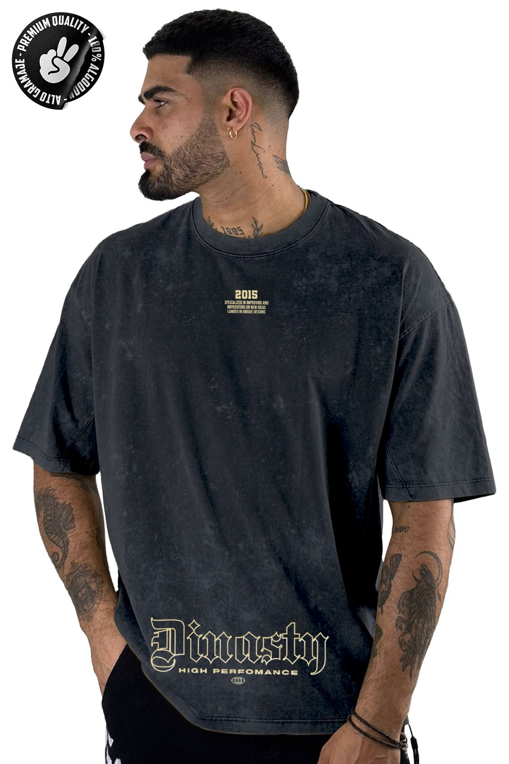 Oversize Alto Gramaje SKY negra Dinasty