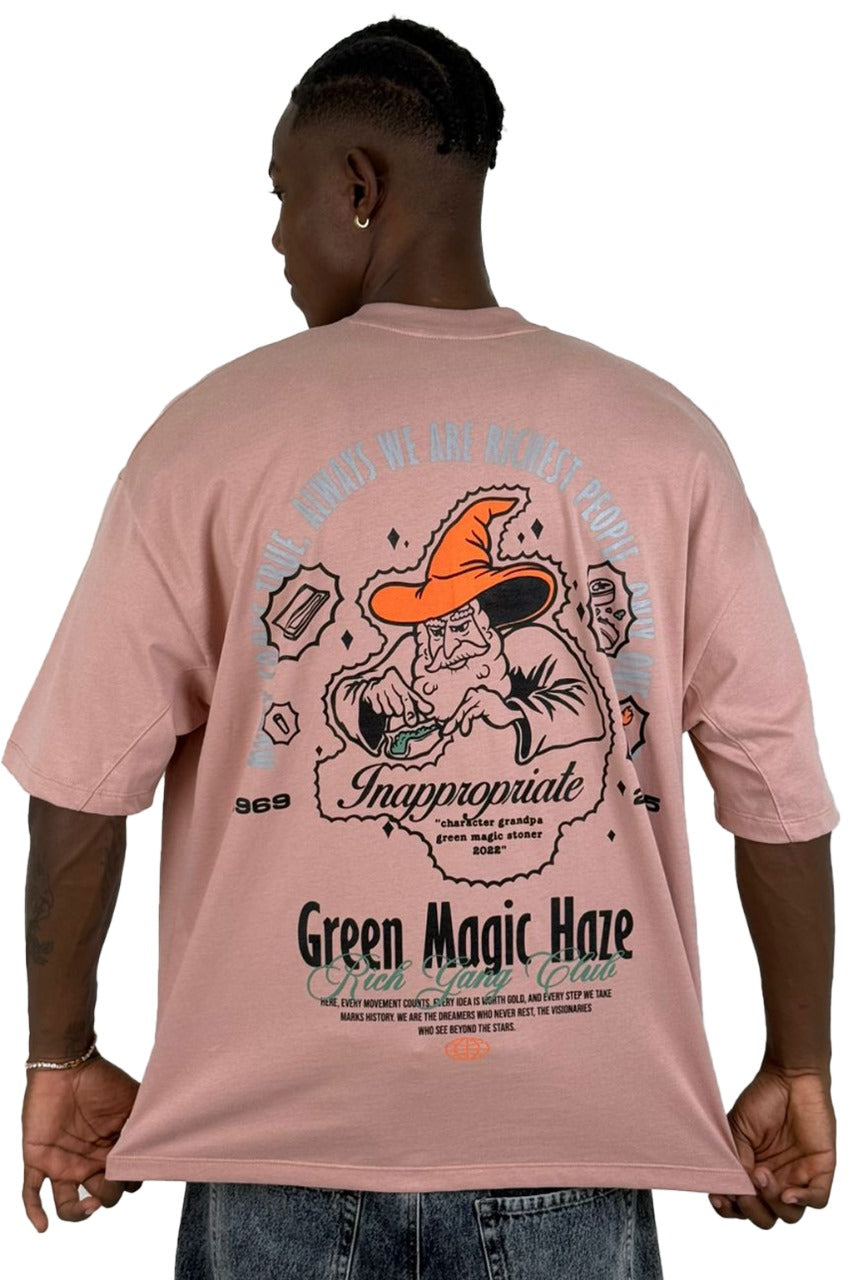 Oversize Green Magic Haze Alto Gramaje
