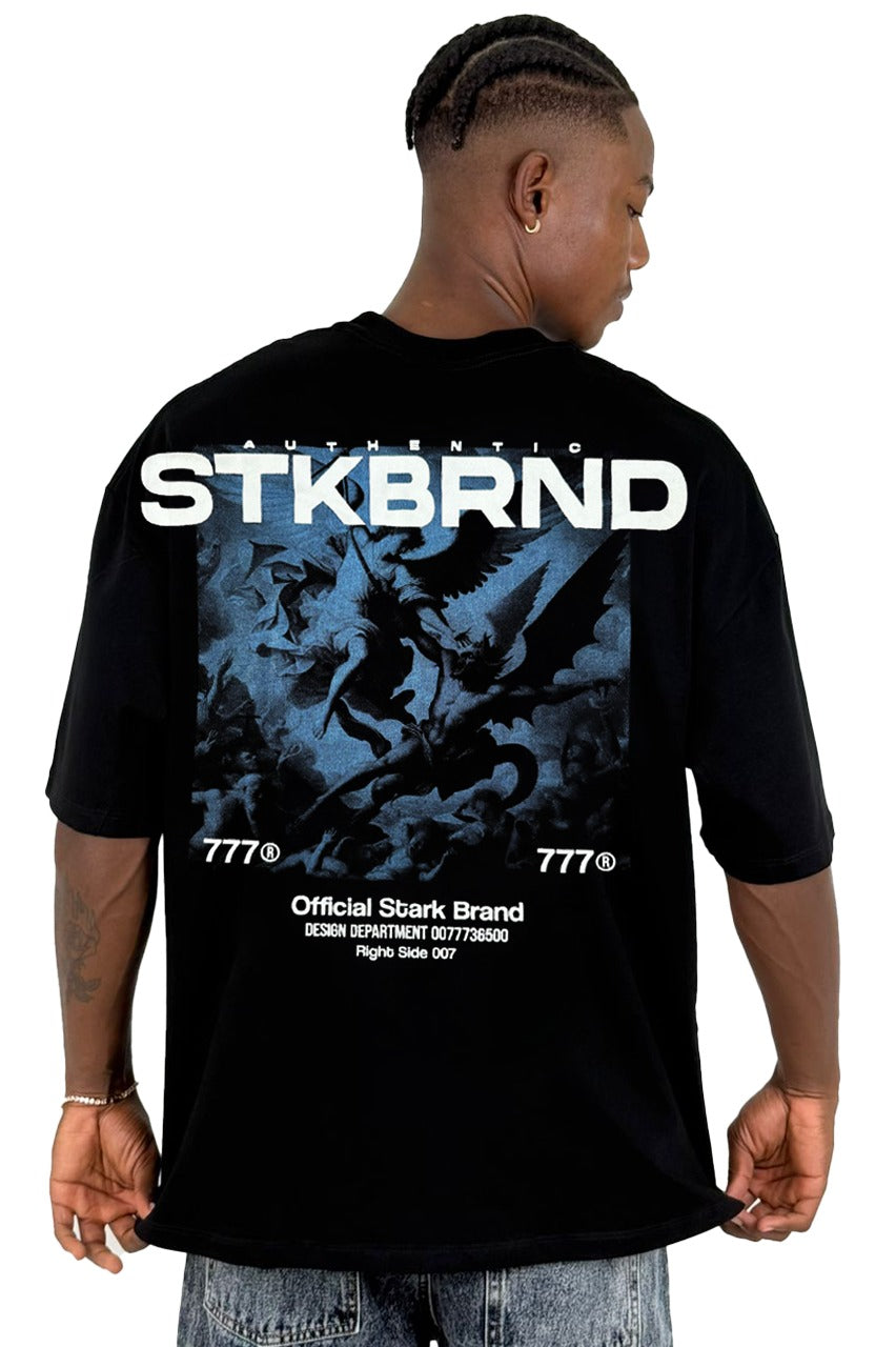 Oversize Negra Stkbrnd 777 Alto Gramaje