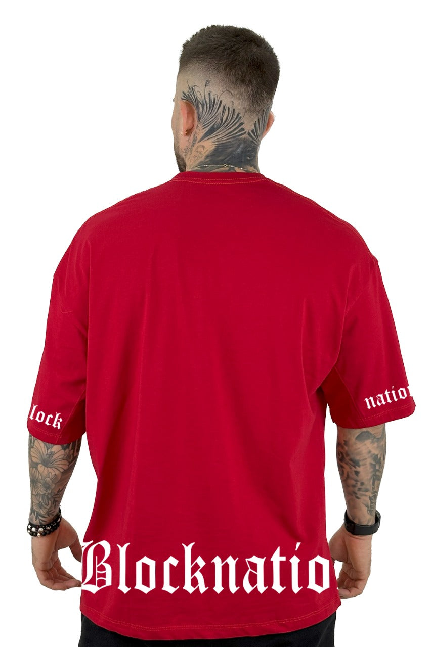 Oversize Roja Blocknation Alto Gramaje