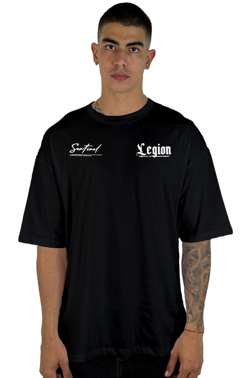 Oversize Negra Legion Alto Gramaje