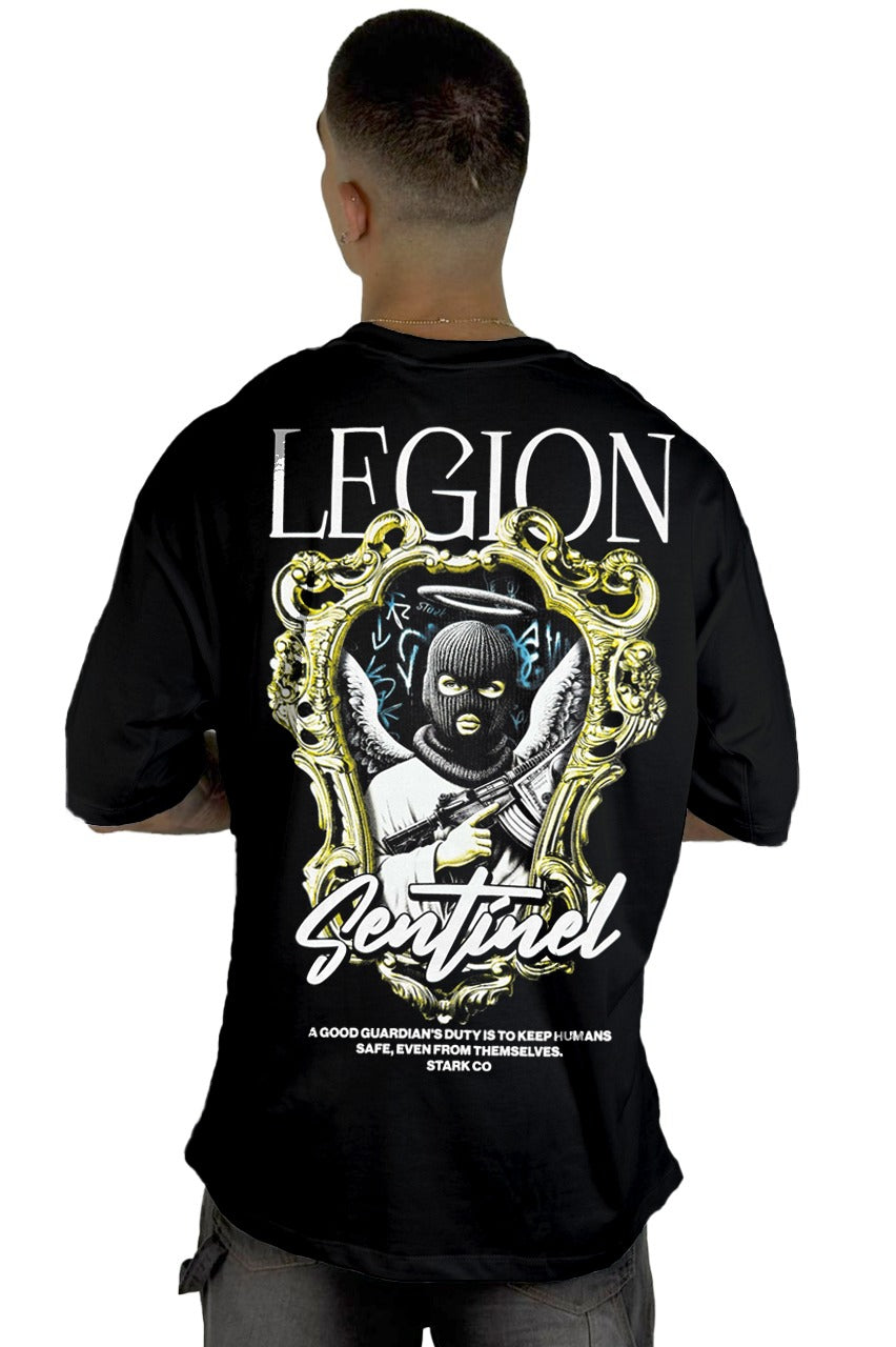 Oversize Negra Legion Alto Gramaje