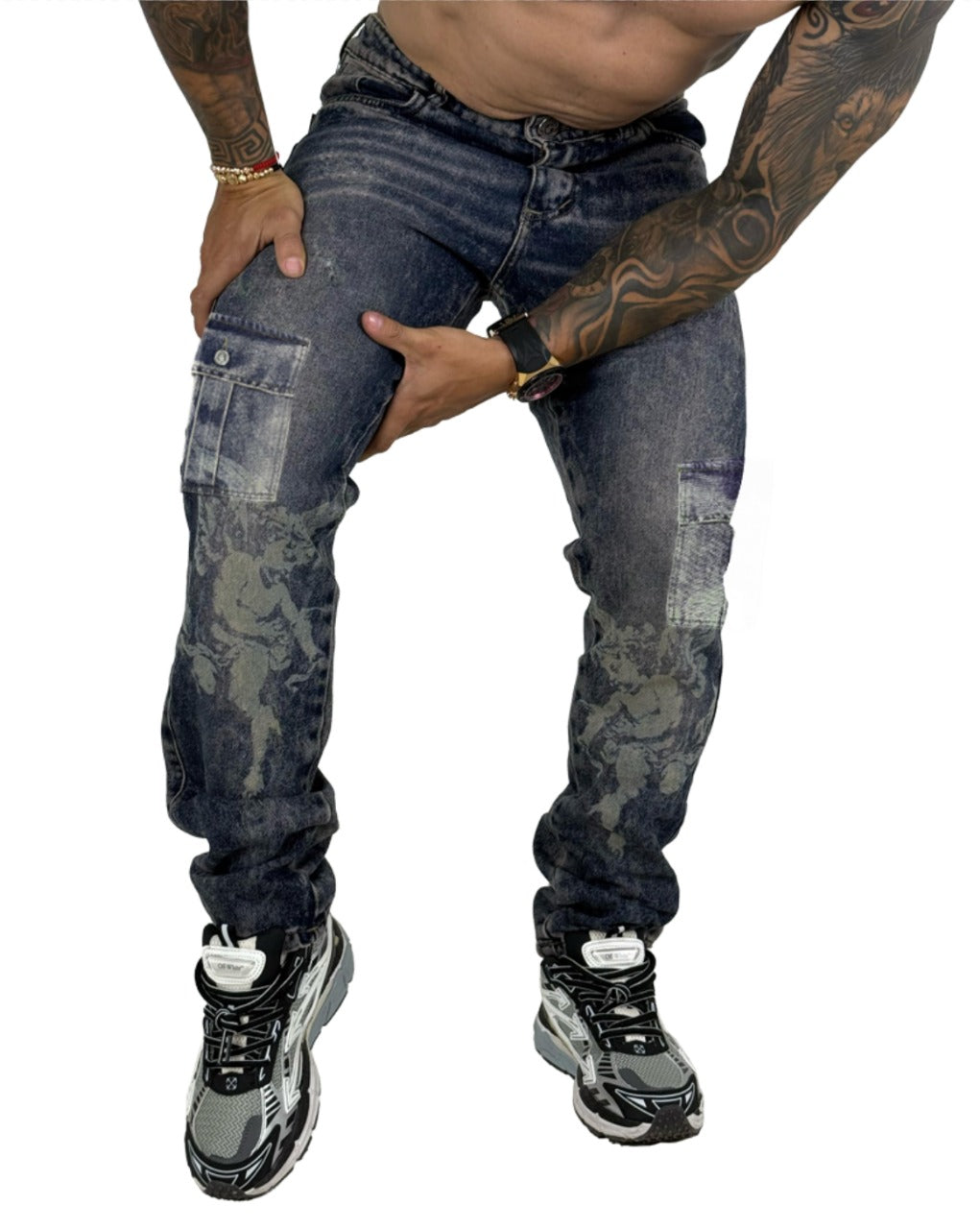 Regular sky morado Cargo