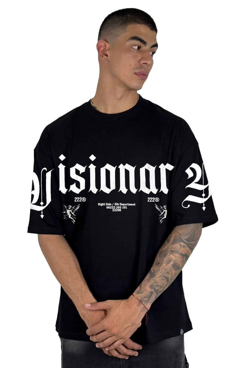 Oversize Negra Visionary Alto Gramaje