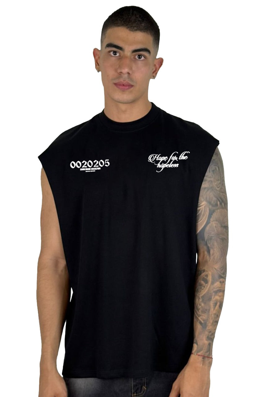 Camisilla Negra Hope Hopele Alto Gramaje