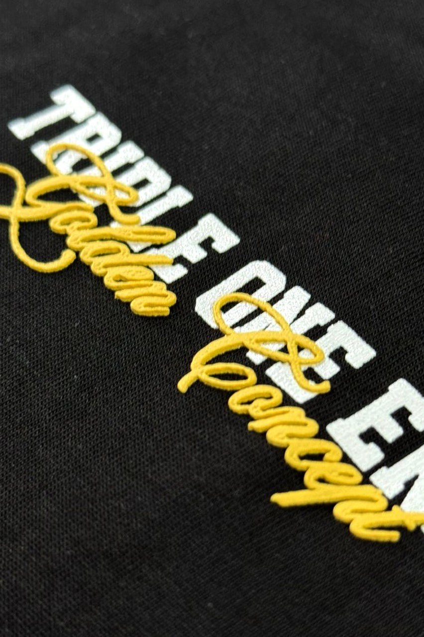 Camiseta Negra Triple One Era Alto Gramaje