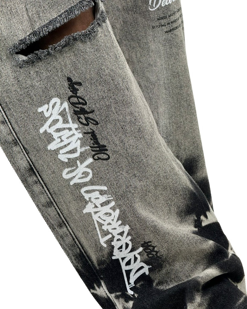 Jean Baggy Gris Clasico Res-Bot Angel