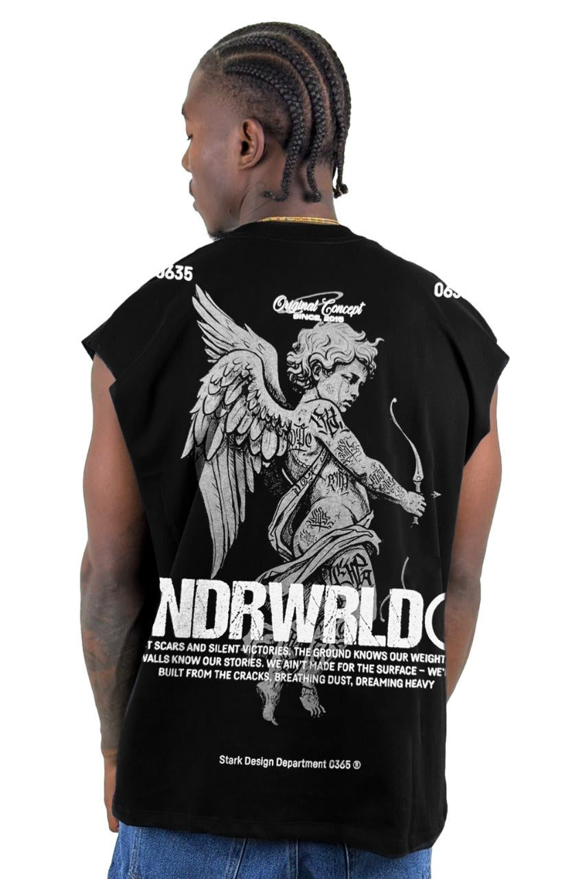 Camisilla Negra Undrwrld Alto Gramaje