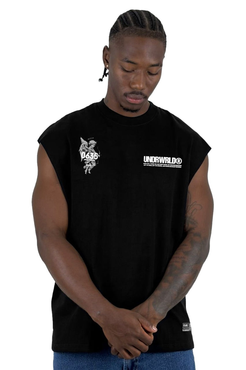 Camisilla Negra Undrwrld Alto Gramaje