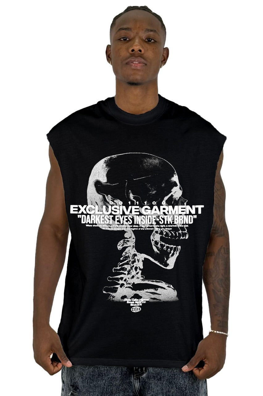 Camisilla Negra Exclusive Garment Alto Gramaje