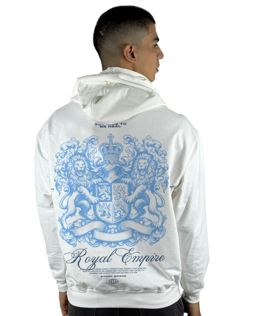 Buzo Capucha Blanco Royal Empire