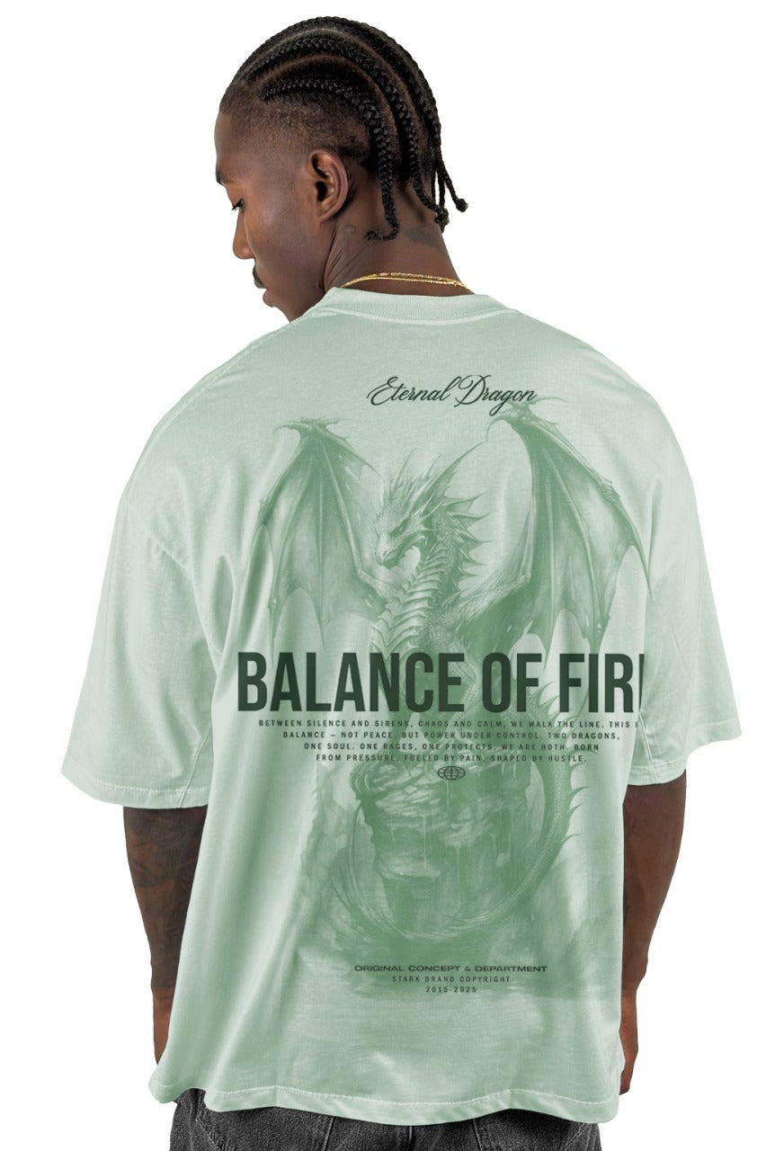 Oversize Verde Balance Of Fire