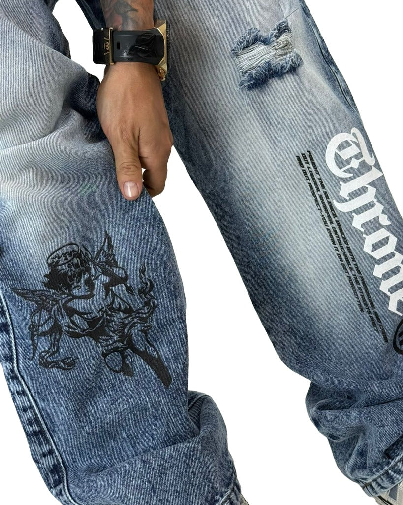 Jean Baggy Clasico Azul 1003/2 Stamp Saint