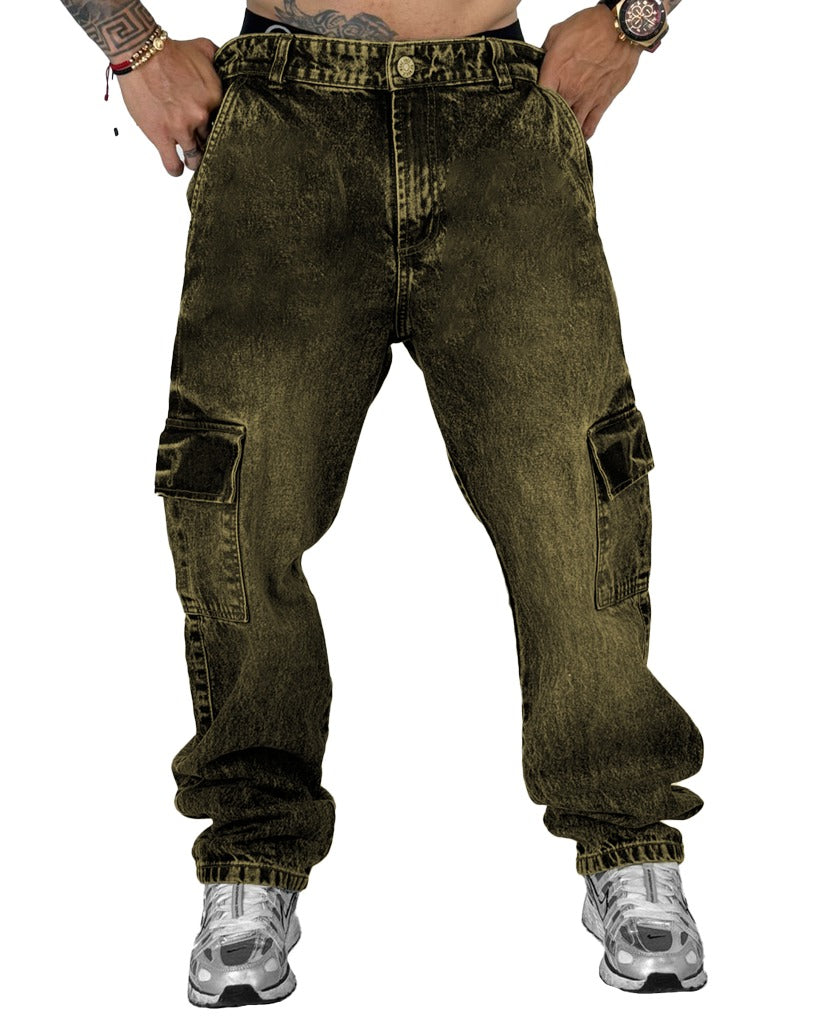 Jean Baggy Cargo SKY Dirty