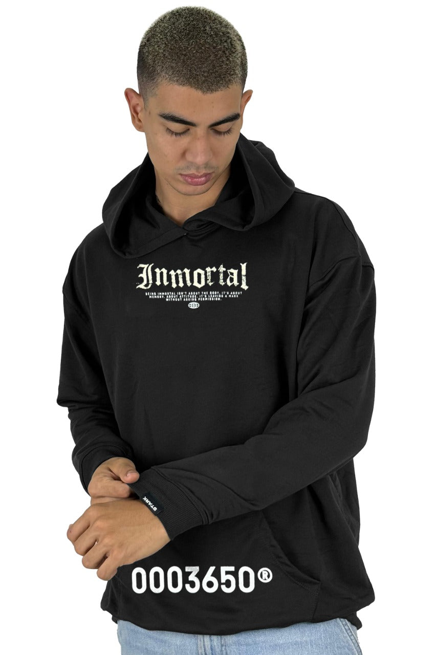 Buzo Capucha Negro Inmortal