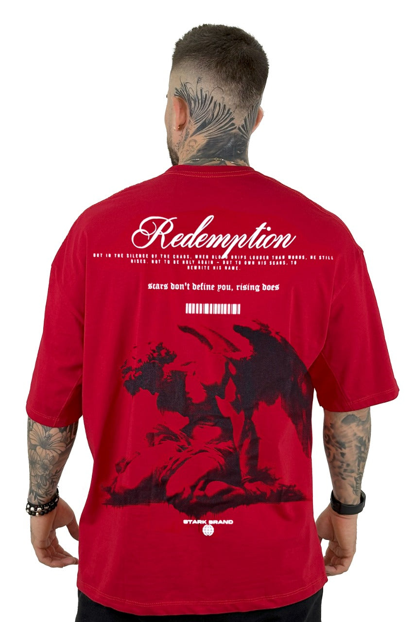 Oversize Roja Redemptio Alto Gramaje