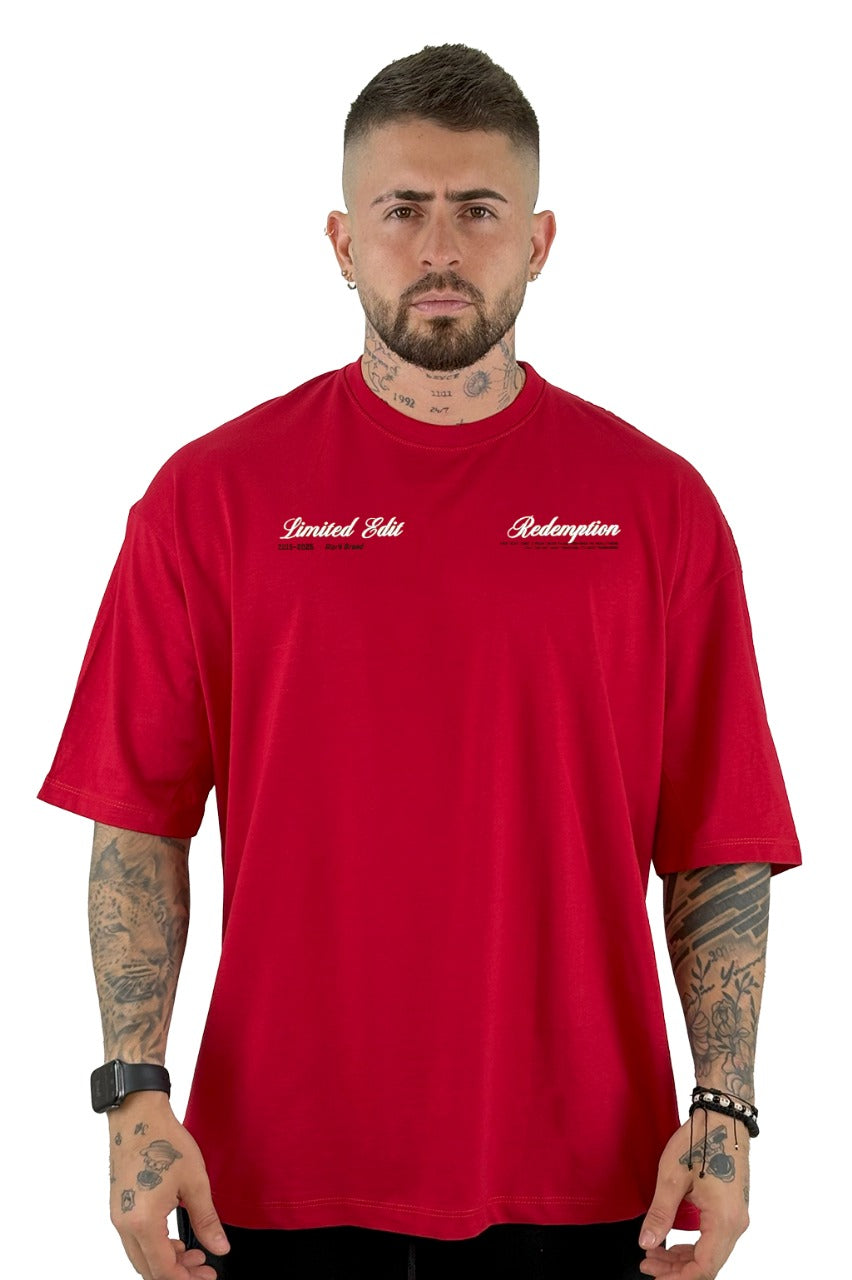 Oversize Roja Redemptio Alto Gramaje