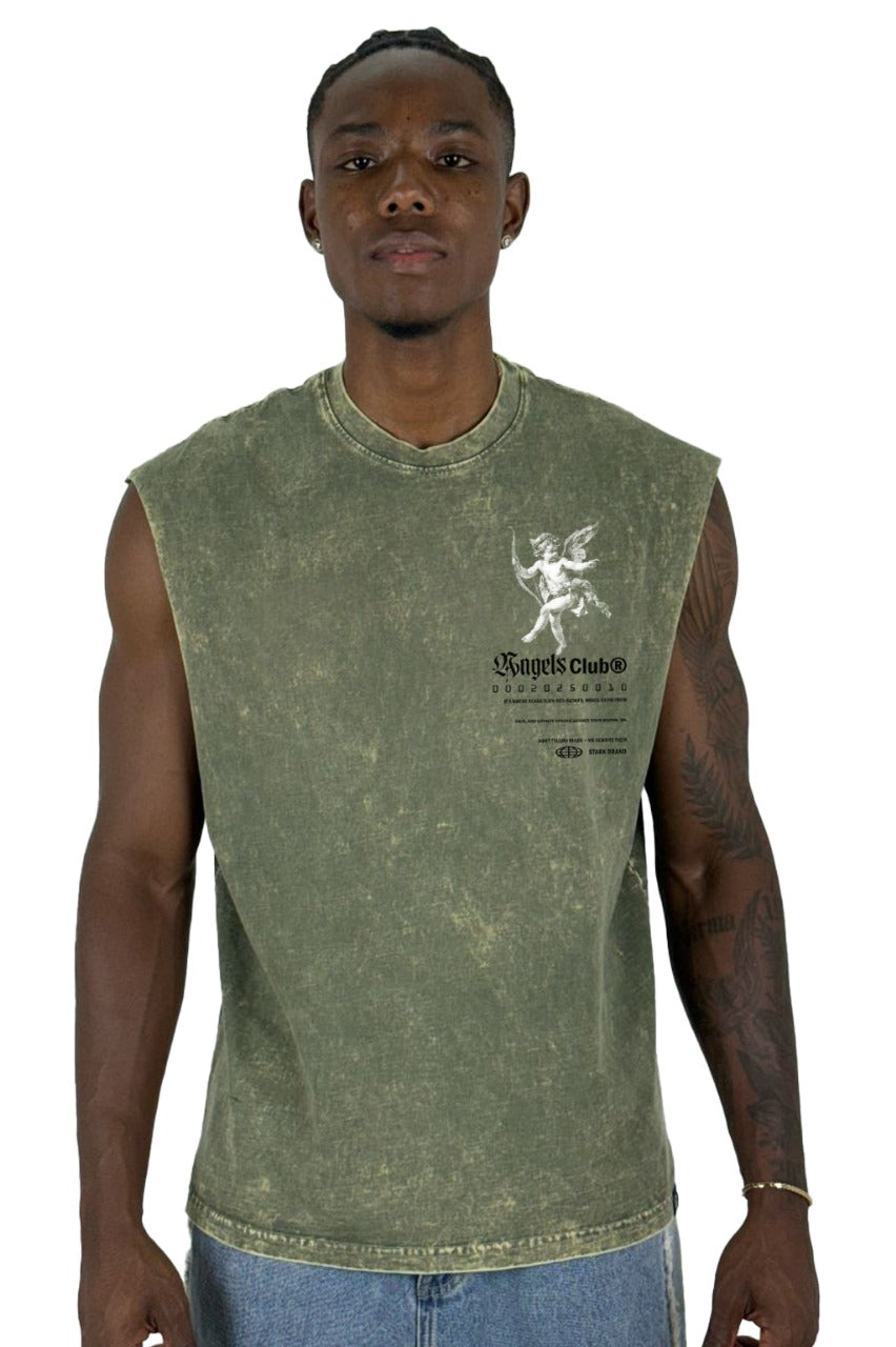 Camisilla Alto Gramaje Sky Verde Angels Club