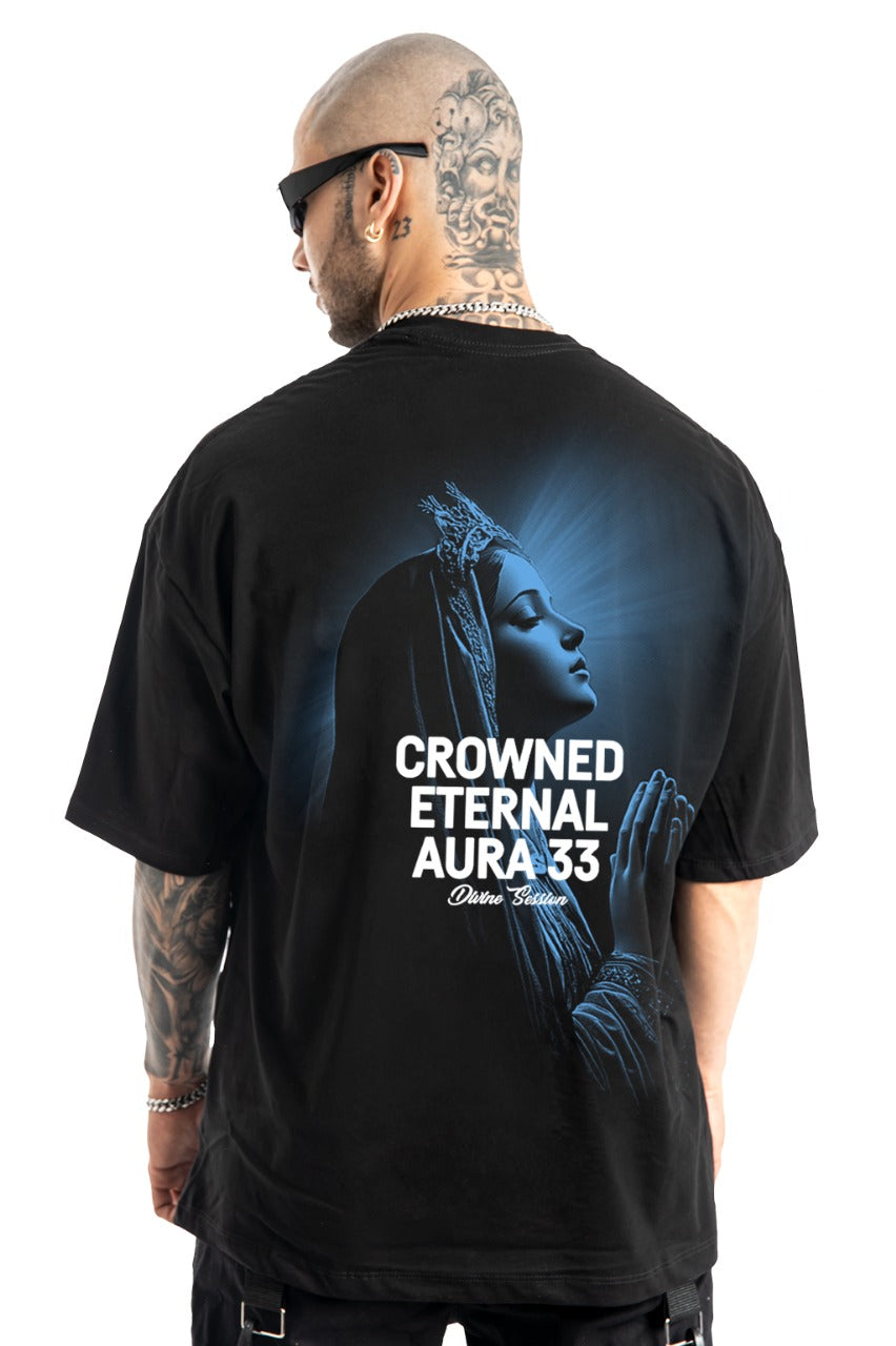 Oversize Negra Crowned Eternal Aura 33 Alto Gramaje