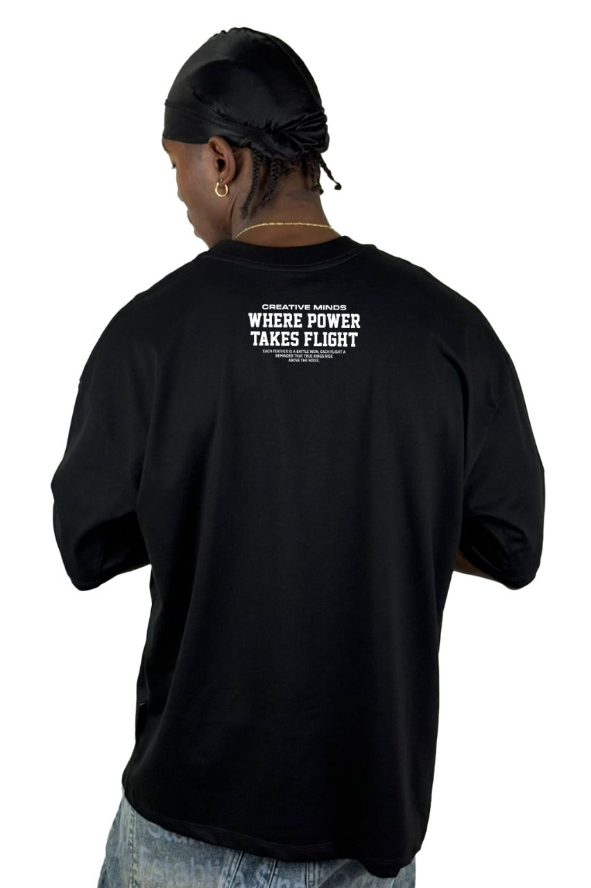 Oversize Negra Eagle´s Crowmn Alto Gramaje