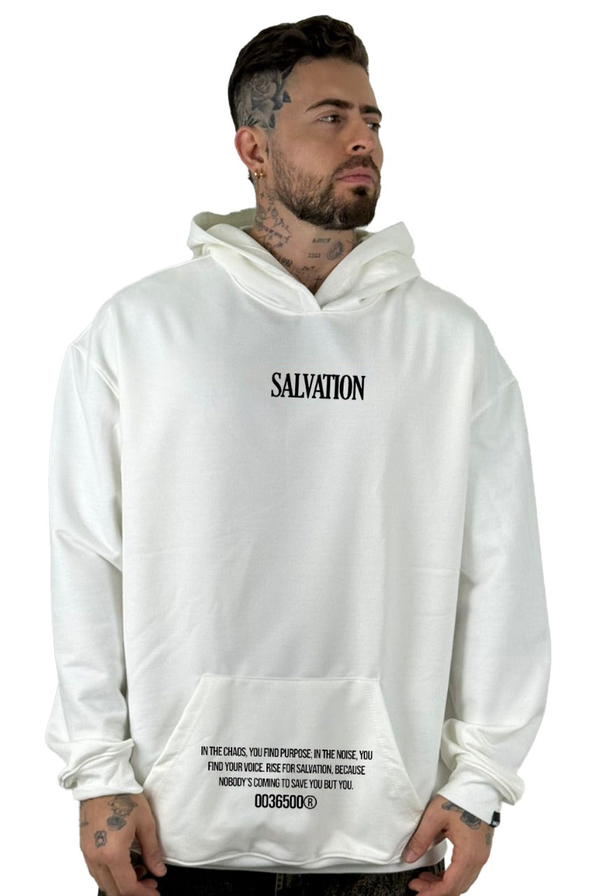 Buzo Capucha Blanco Salvation