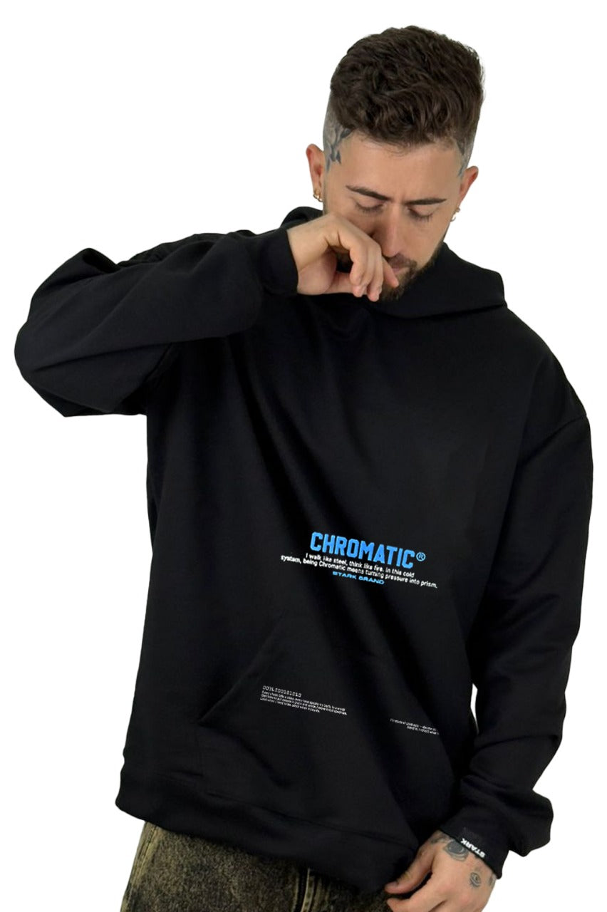 Buzo Capucha Negro Chromatic