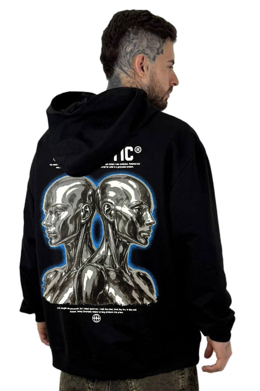 Buzo Capucha Negro Chromatic