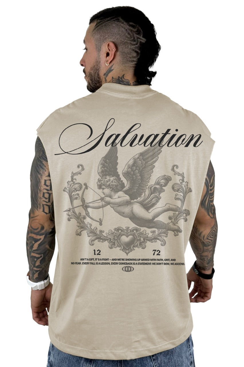 Camisilla Beige Salvation Alto Gramaje