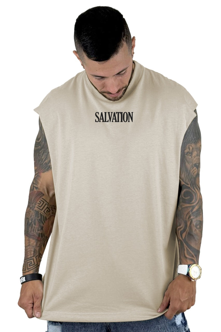 Camisilla Beige Salvation Alto Gramaje