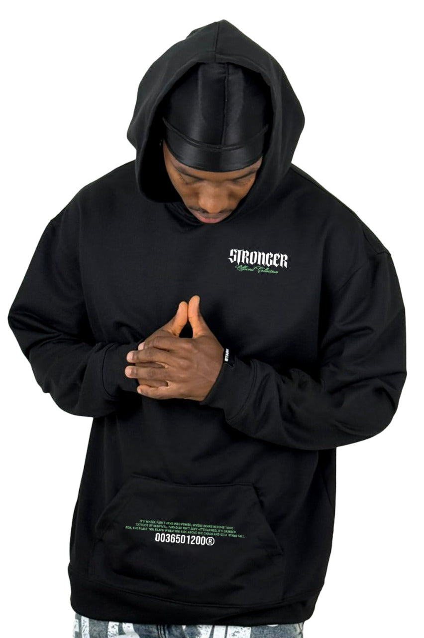 Buzo Capucha Negro Stronger